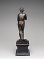 Venus, Massimiliano Soldani (Italian, Montevarchi 1656–1740 Montevarchi), Bronze, on later wood base, Italian, Florence
