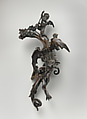 Doorknocker with Two Imps Goading a Dragon, Bronze, iron (hammer and bolt), Italian, Padua