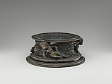 Cylindrical container with cover, Bronze, Italian, Padua