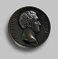 Portrait of Antonio Canova (1757–1822), Medalist: Francesco Putinati (Italian, Milan or Verona ca. 1775–1848 Milan), Bronze, Italian, Milan