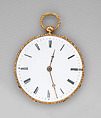 Watch, Watchmaker: Firm of Terond and Ravier (Recorded 1831–1835), Gold, enamel, Swiss, Geneva