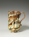 Mug, John Astbury, Glazed earthenware, British, Staffordshire