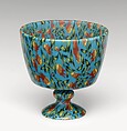 Footed millefiori bowl, Vincenzo Moretti  Italian, Glass, Italian, Venice (Murano)
