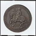 Return of Charles I to London after the Coronation at Edinburgh, Nicholas Briot (French, 1579–1646, active England after 1633), Silver, British