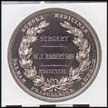 Charing Cross Hospital Medal, Benjamin Wyon (British, London 1802–1858 London), Silver, British