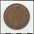 The Reform Bill, Benjamin Wyon (British, London 1802–1858 London), Bronze, British