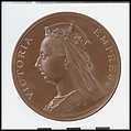 Victoria Calcutta Exhibition, 1883–84, Medalist: Alfred Benjamin Wyon (British, London 1837–1884), Bronze, British