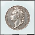 Coronation of George IV, Benedetto Pistrucci (Italian, 1783–1855, active England), Silver, British
