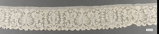 Border, Needle lace, Flemish or French