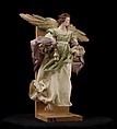 Angel, Attributed to Giuseppe Sanmartino (Italian, 1720–1793), Polychromed terracotta head; wooden limbs and wings; body of wire wrapped in tow; various fabrics, Italian, Naples