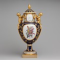 Vase with cover (Vase Paris enfants), Sèvres Manufactory (French, 1740–present), Soft-paste porcelain, French, Sèvres