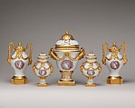 Vase (part of a garniture), Fürstenberg Porcelain Manufactory (German, founded 1747), Hard-paste porcelain, German, Fürstenberg