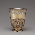 Beaker, Gilded silver, French, Paris