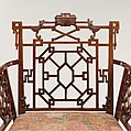 Armchair, Mahogany, needlework (modern), British