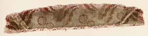 Fragment, Silk, possibly Italian