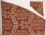 Fragment, Silk, Spanish or Italian