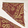 Fragment, Silk, Spanish or Italian