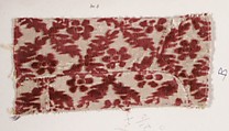 Fragment, Silk, metal thread, Italian