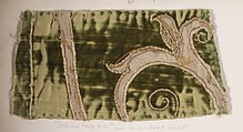 Fragment, Silk, metal thread, Italian