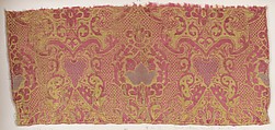 Fragment, Silk, Spanish or Italian