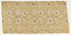 Fragment, Silk, metal thread, Italian
