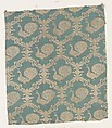 Fragment, Silk, metal thread, Italian
