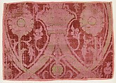 Fragment, Silk, metal thread, Italian, Venice or Turkish