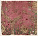 Fragment, Silk, metal thread, Italian, Venice or Turkish