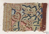 Tapestry fragment, Willem de Pannemaker  Flemish, Silk, metal thread, Netherlandish