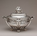 Tureen with cover, Jacques-Nicolas Roettiers (1736–1788, master 1765, retired 1777), Silver, French, Paris