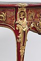 Writing table (bureau plat), Gilles Joubert (French, ca. 1689–1775), Lacquered oak, gilt-bronze mounts, lined with modern leather, French, Paris
