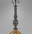 Center table, Imperial Armory, Tula (south of Moscow), Russia, Steel, silver, gilt copper, gilt brass, basswood; replaced mirror glass, Russian, Tula