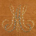 Firescreen panel, Embroidered by Marie Antoinette, Queen of France (French (born Austria), Vienna 1755–1792 Paris), Cotton embroidered with silk, French