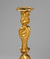 Pair of candlesticks, Manner of Juste Aurèle Meissonnier (French, Turin 1695–1750 Paris), Gilt bronze, French, Paris