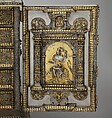 Cabinet, Cabinetry by the workshop of Melchior Baumgartner (German) (1621–1686), Oak, pine, walnut, cedar, ebony, and rosewood; ivory veneer and silver veneer; silver; silver-gilt moldings; gilded yellow-metal mounts; the drawers lined with aquamarine-colored silk, German, Augsburg