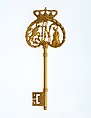 Key, Gilt bronze, French