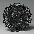 Plate, Kaslinski Ironworks  Russian, Iron, cast and patinated, Russian, Kyschtymsk (Kyshtym)