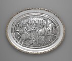 Plateau, Richard Sibley I  British, Parcel-gilt silver, British, after British, London original