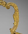 Settee, Possibly made by Benjamin Goodison (British, 1700–1767), Gilded gesso on walnut; previously covered in eighteenth-century blue silk damask not original to the settee, British