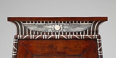 Coin cabinet, Designed by Charles Percier (French, Paris 1764–1838 Paris), Mahogany (probably Swietenia mahagoni), applied and inlaid silver, French, Paris