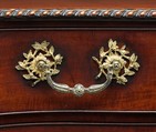 Commode, Attributed to William Vile (British, Somerset 1715–1767 London), Pine veneered with mahogany; gilt bronze, British