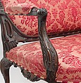 Settee (part of a set), Mahogany, British