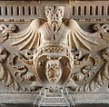 The Farnese Table, Designed by Jacopo [Giacomo] Barozzi da Vignola (Italian, Vignola 1507–1573 Rome), Marble of different colors, semiprecious stones, Egyptian alabaster, residue of paint of different colors on the piers, Italian, Rome