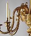 Chandelier, Attributed to John Gumley (British, ca. 1670–1726), Gilded wood and gesso; gilded metal mounts, British