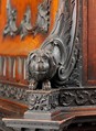 Medal cabinet, Attributed to William Vile (British, Somerset 1715–1767 London), Mahogany with carved and applied decoration, British
