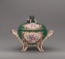 Tureen, Sèvres Manufactory (French, 1740–present), Soft-paste porcelain, French, Sèvres