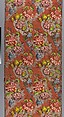 Panel, Silk and metal thread, French, Alsace
