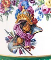 Vase with cover (Vase en tour) (one of a pair), Sèvres Manufactory (French, 1740–present), Soft-paste porcelain decorated in polychrome enamels, gold, French, Sèvres