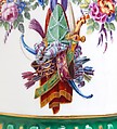 Vase with cover (Vase en tour) (one of a pair), Sèvres Manufactory (French, 1740–present), Soft-paste porcelain decorated in polychrome enamels, gold, French, Sèvres
