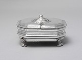 Spice box, Nicolas II Boullet (French, master 1717, died 1758), Silver, French, Toulon (Aix Mint)